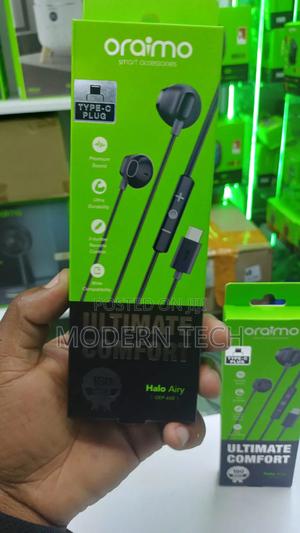 Oraimo Halo Airy Type-C Half in-Ear Wired Headphones - main view