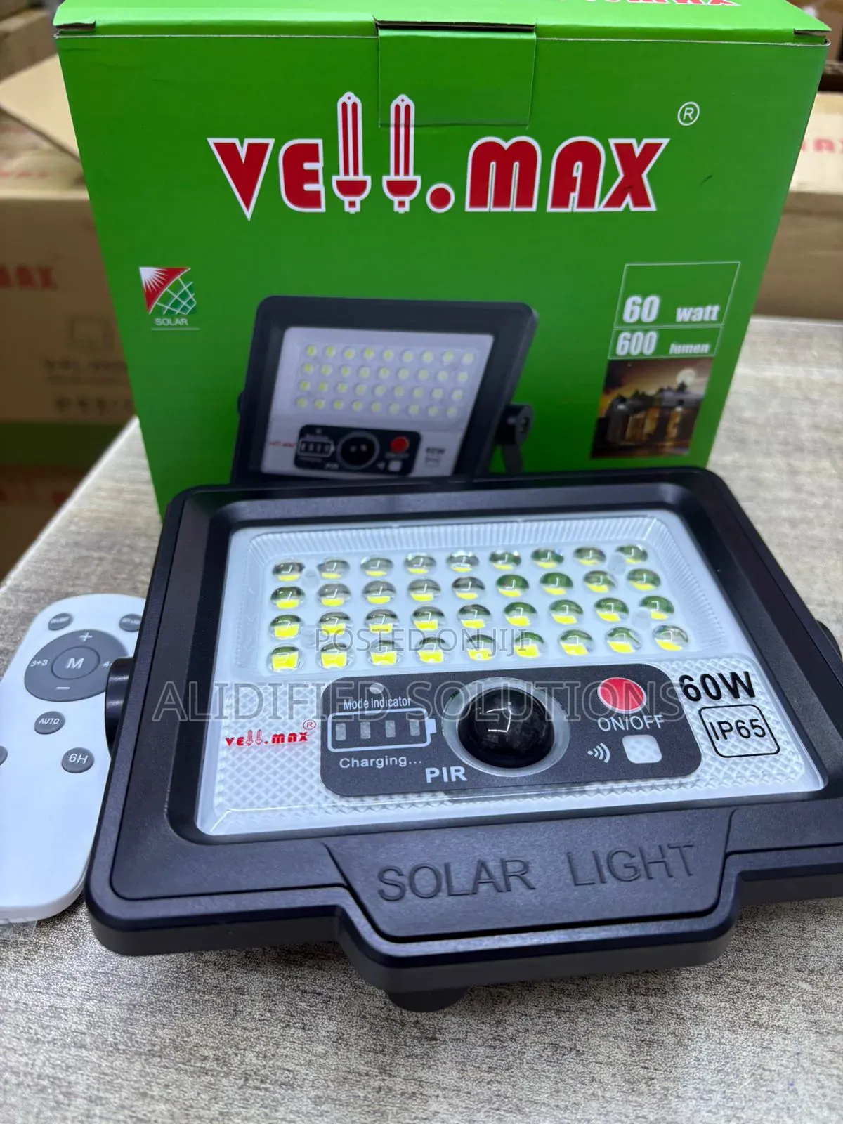 Solar Floodlight 60w With Motion Sensor