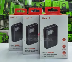Havit Pb5211,45w 10,200mah Laptop Charge High-Power Power Bank