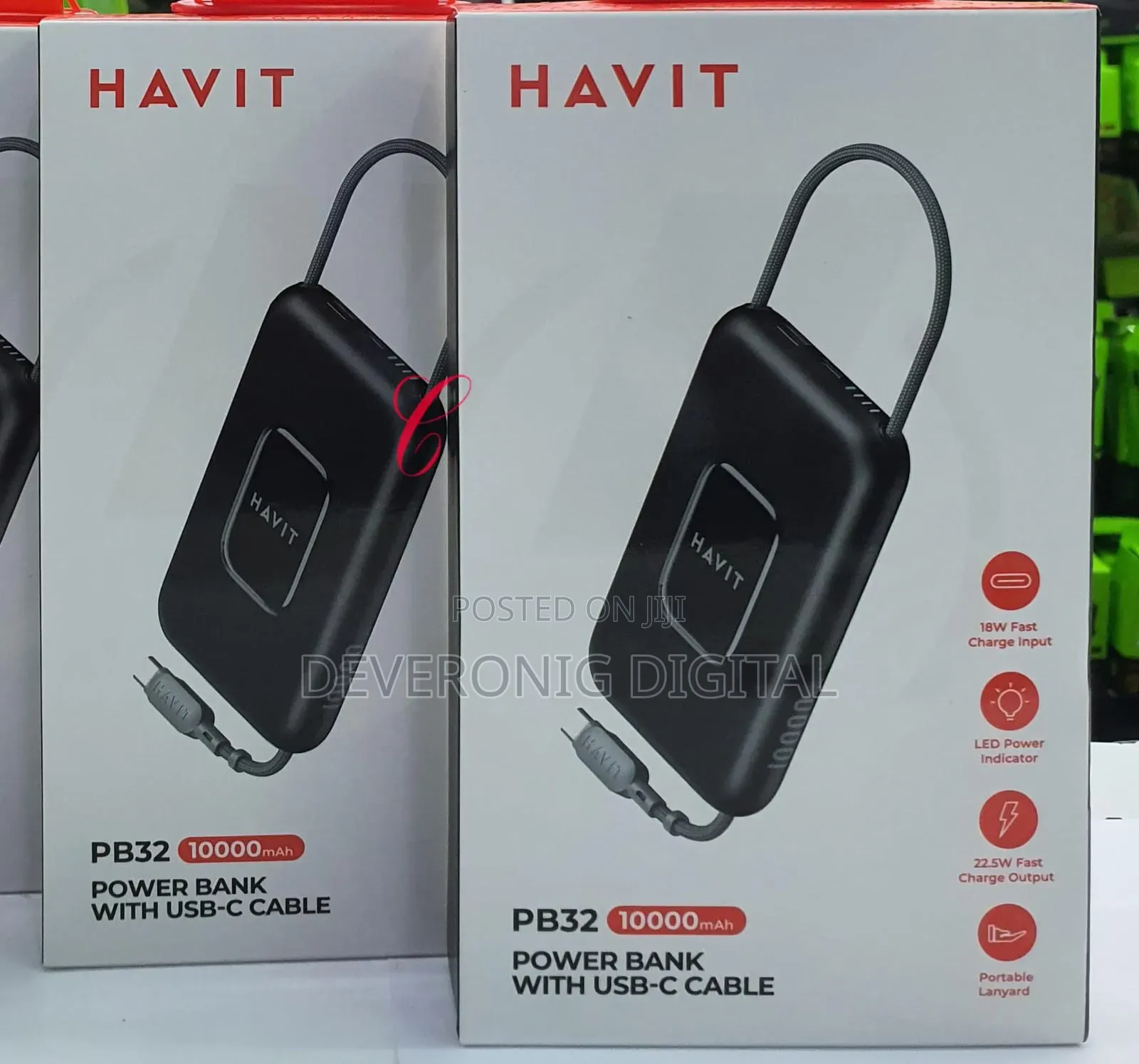 Havit Pb32 *22.5w 10,000mah* Power Bank