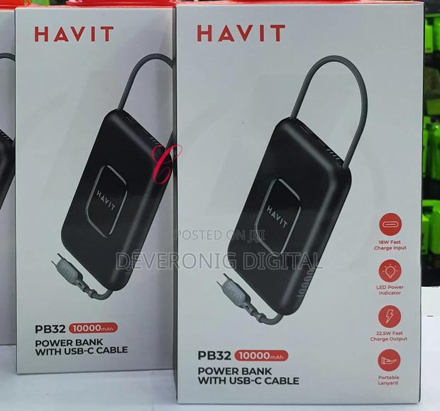 Havit Pb32 *22.5w 10,000mah* Power Bank