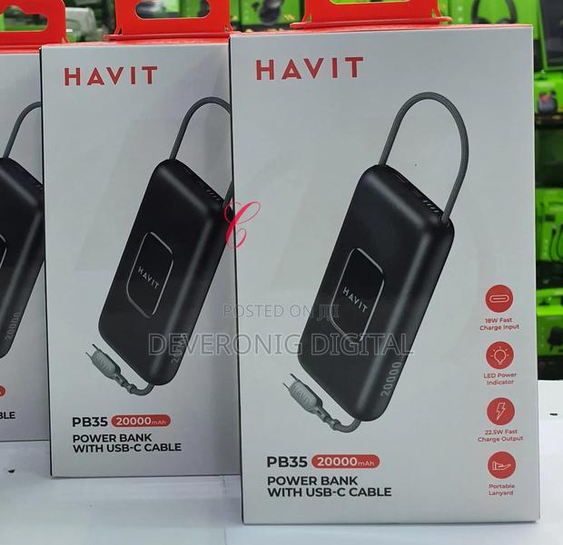 Havit Pb35 *22.5w 20,000mah* Power Bank