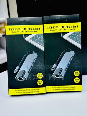 Usb C Hub, 5-in-1 Usb Hub For Laptops - main view