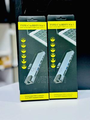 Usb C Hub, 8 In 1 Usb C Adapter With 4k Hdmi Docking Station - main view