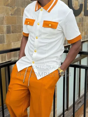 Quality Casual Cuban Men 2 Piece Men Casual Suit Tracks