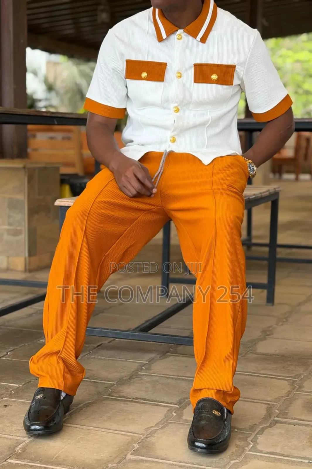 Quality Casual Cuban Men 2 Piece Men Casual Suit Tracks