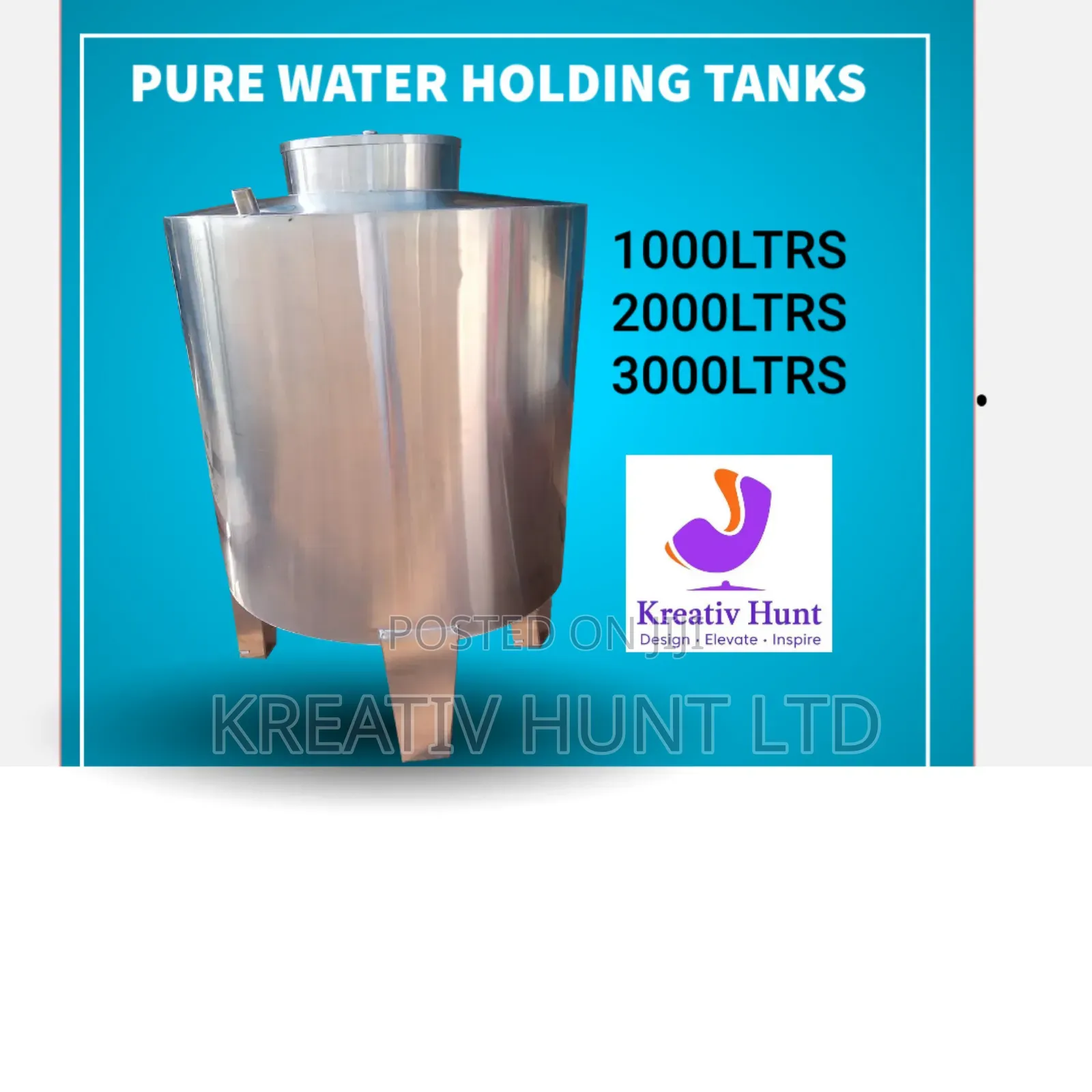 Pure Water Holding Tank