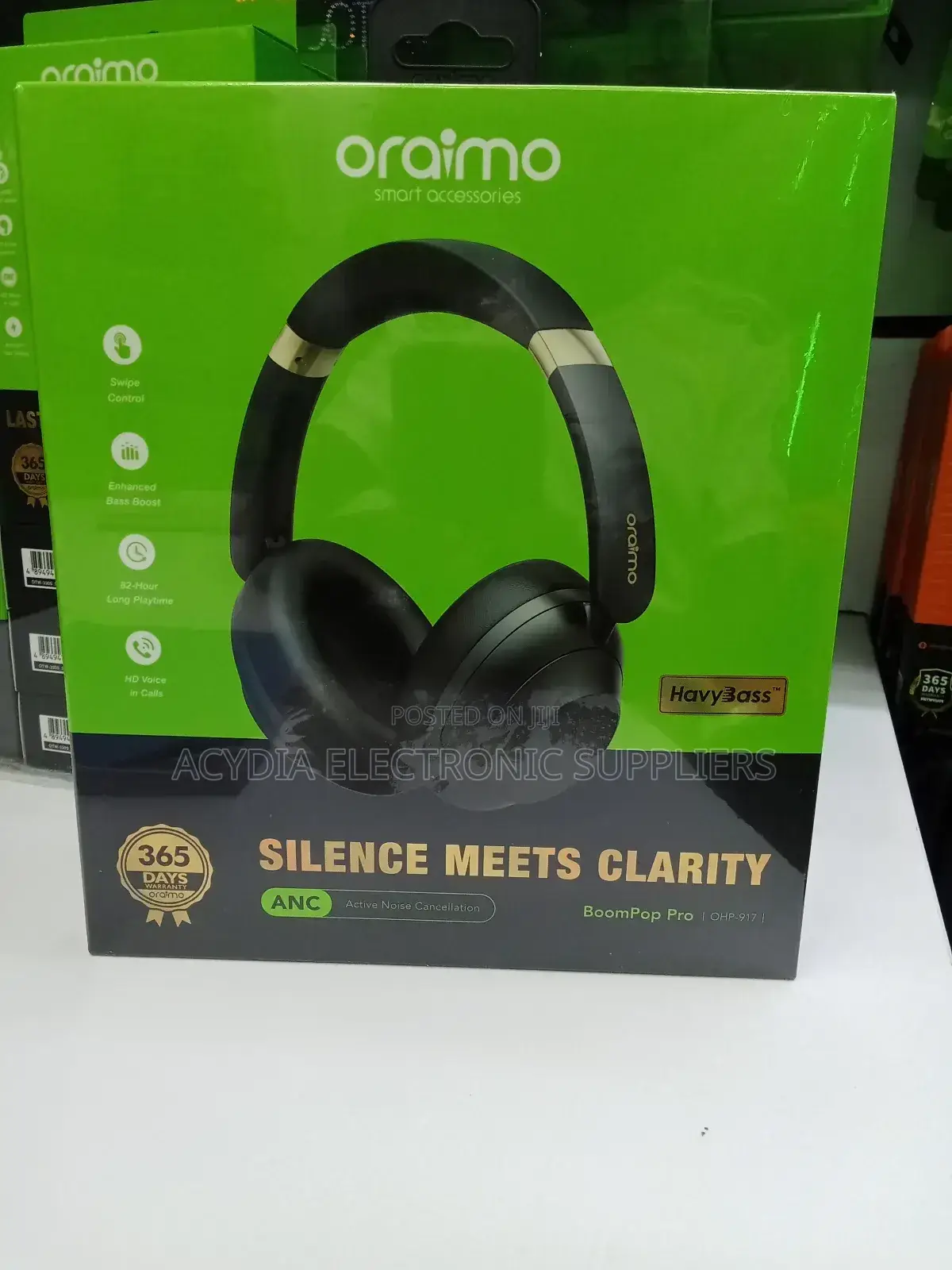 Oraimo Boompop Pro Ohp-917 82 Hours Playtime With Anc