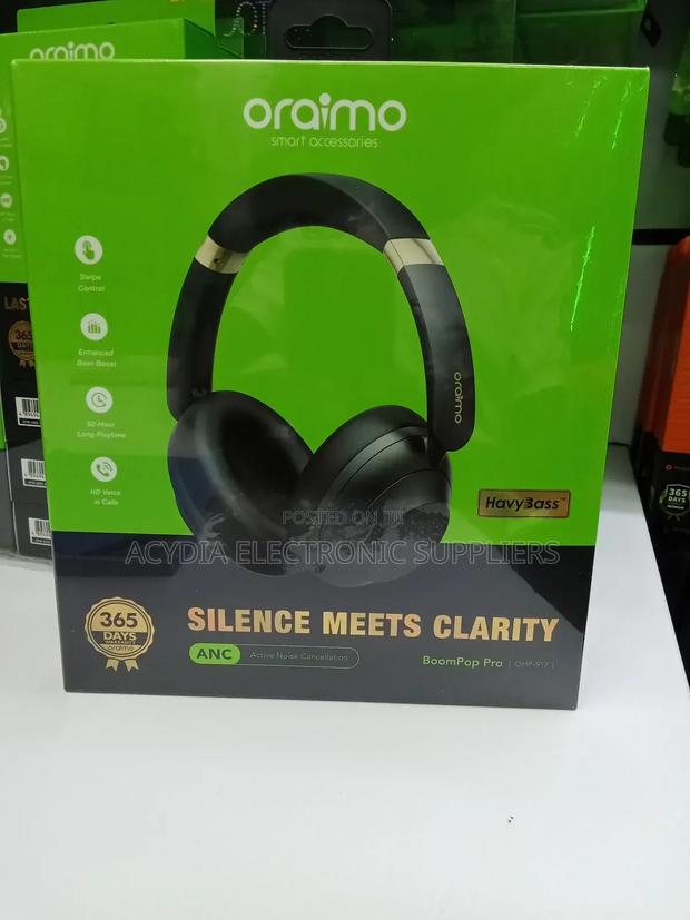 Oraimo Boompop Pro Ohp-917 82 Hours Playtime With Anc - thumbnail 3