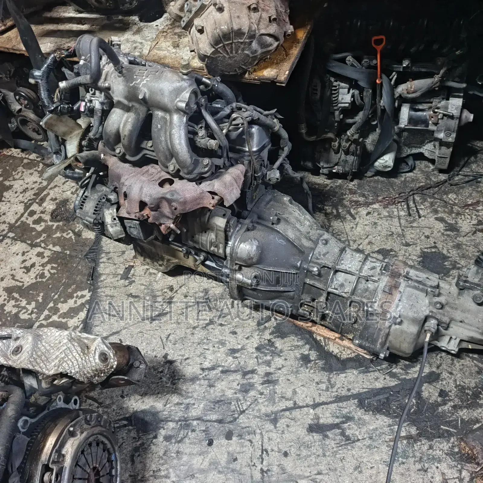 Complete Engine With Gearbox Petrol