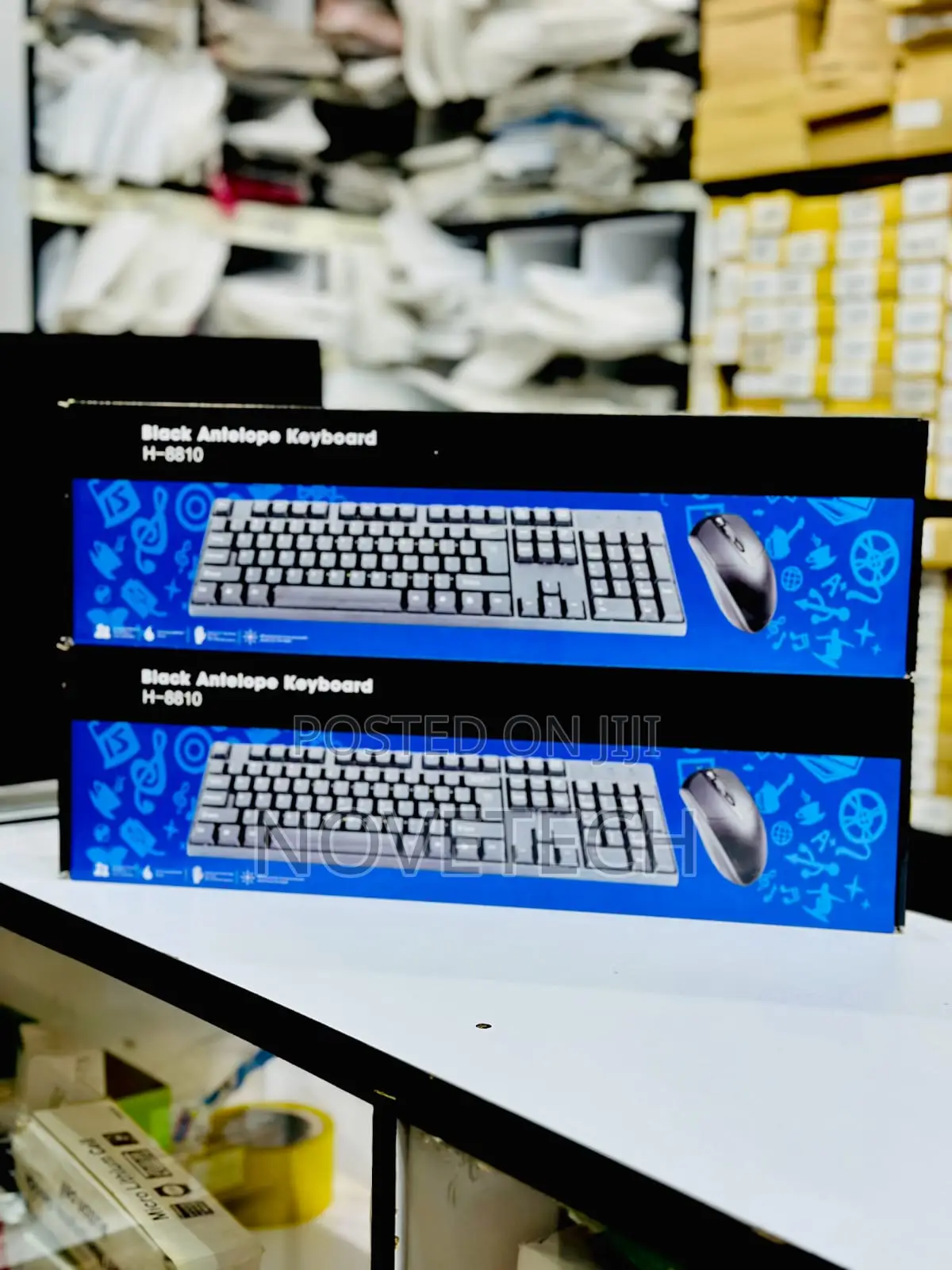 H-8810 Black Antelope Wired Keyboard & Mouse
