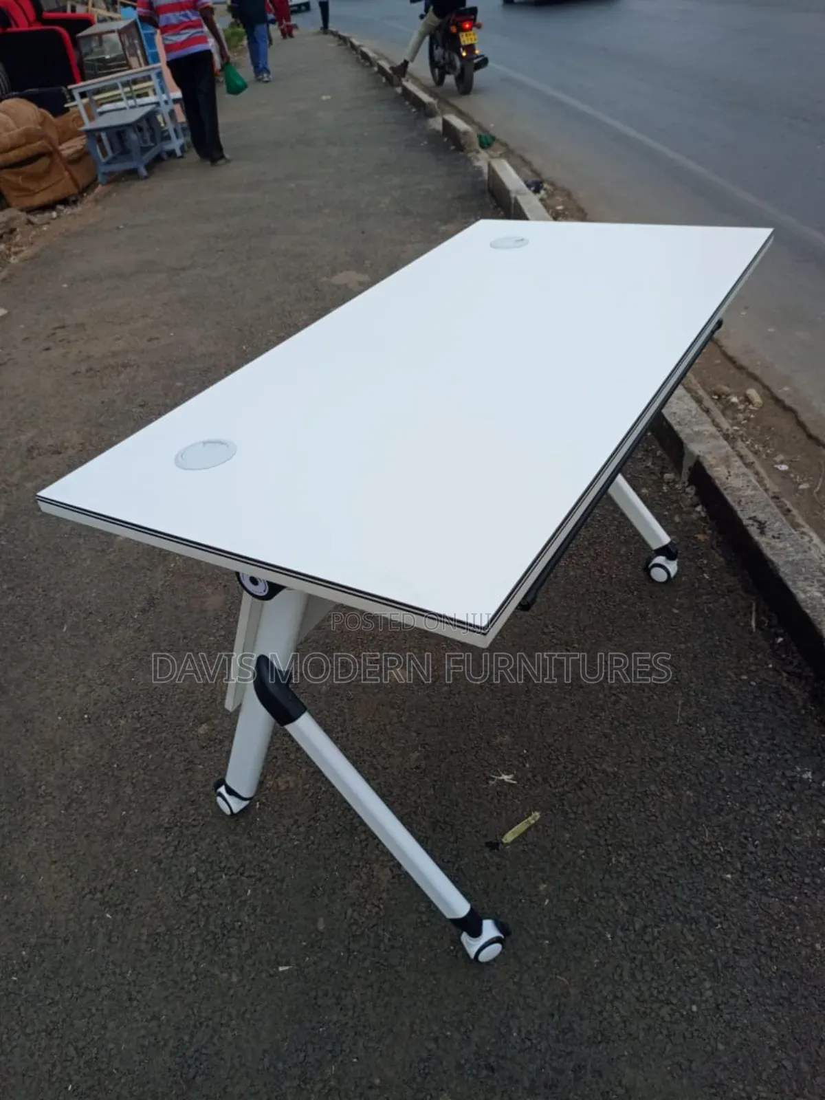 White Executive Office Desk