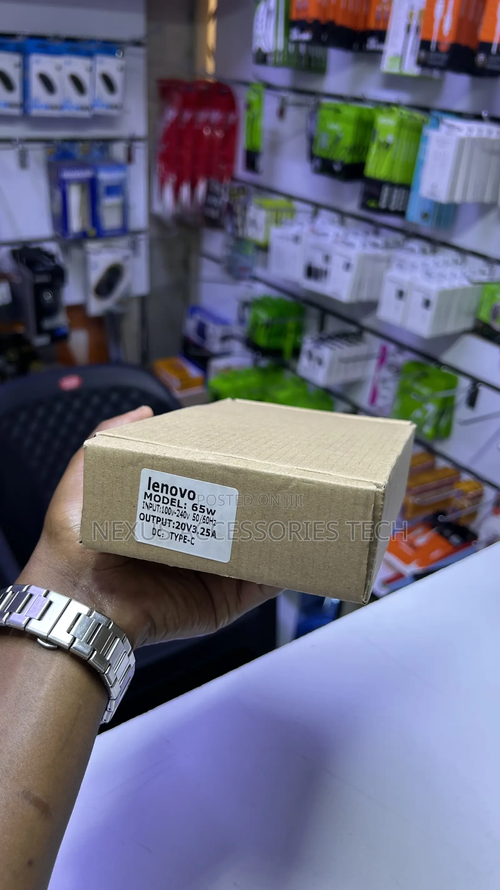 Lenovo 65w Usb-C Laptop Charger – Original Type-C Power Adapter