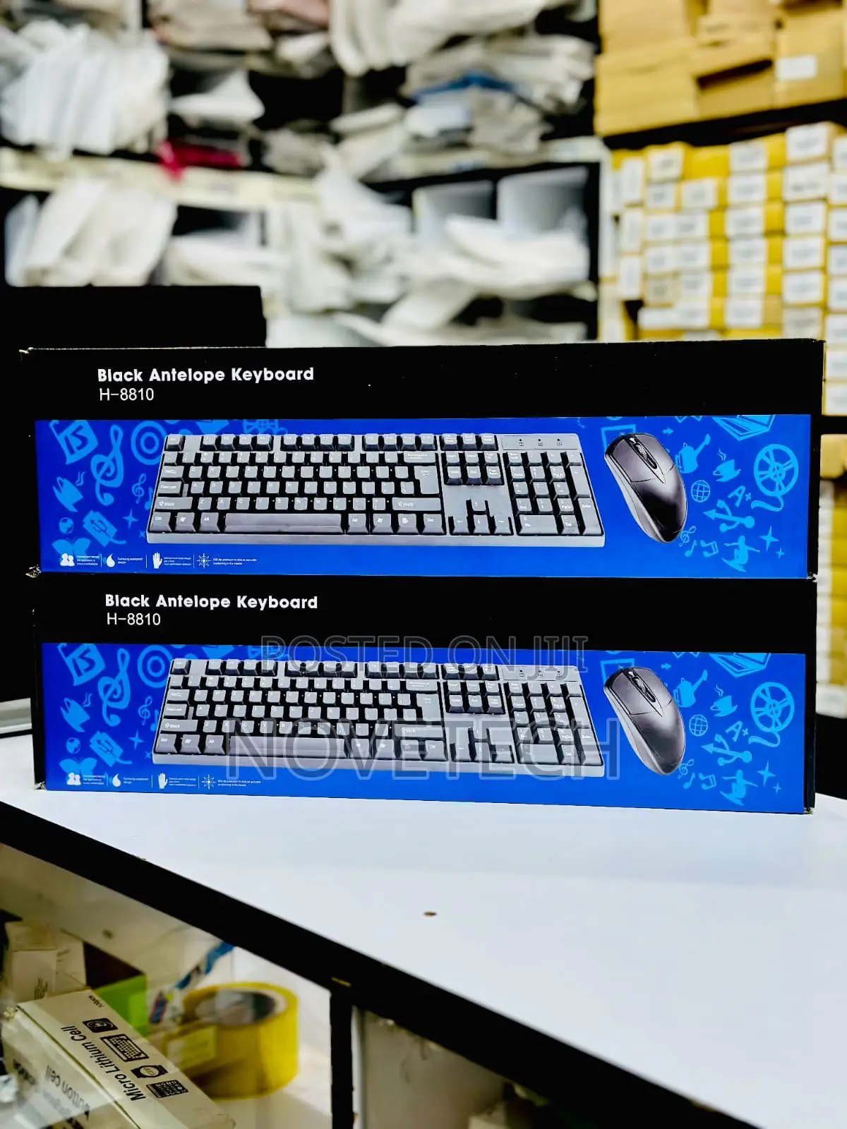 Hp H-8810 Wired Keyboard And Mouse 2 In1 (Black)