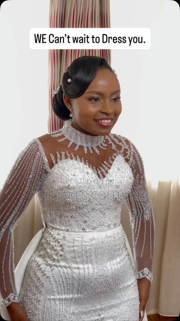 Custom-Made White Wedding Gowns - thumbnail 5