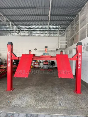 Four Post Lift Car Lift 4t Lifting Capacity, Heavy Duty Sunshine Italy