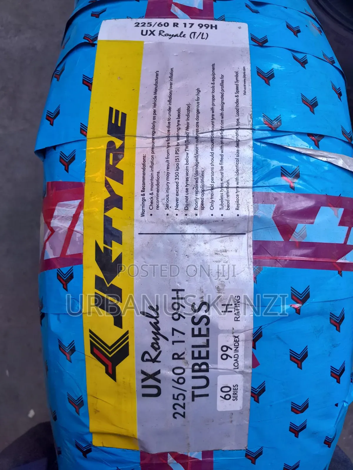 225/60r18 Jk Tyre