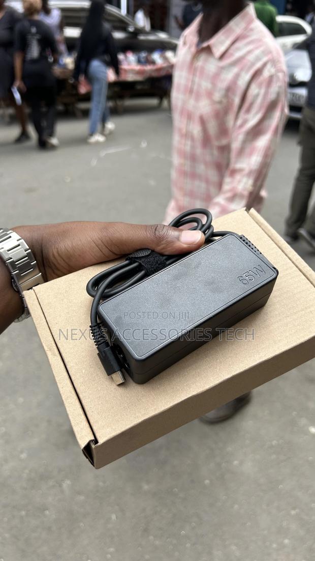 Lenovo Type-C Laptop Charger 65w – Usb-C Fast Charging Adapter