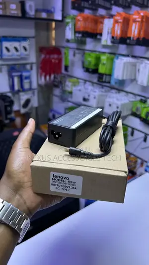 Lenovo Type-C Laptop Charger 65w – Usb-C Fast Charging Adapter