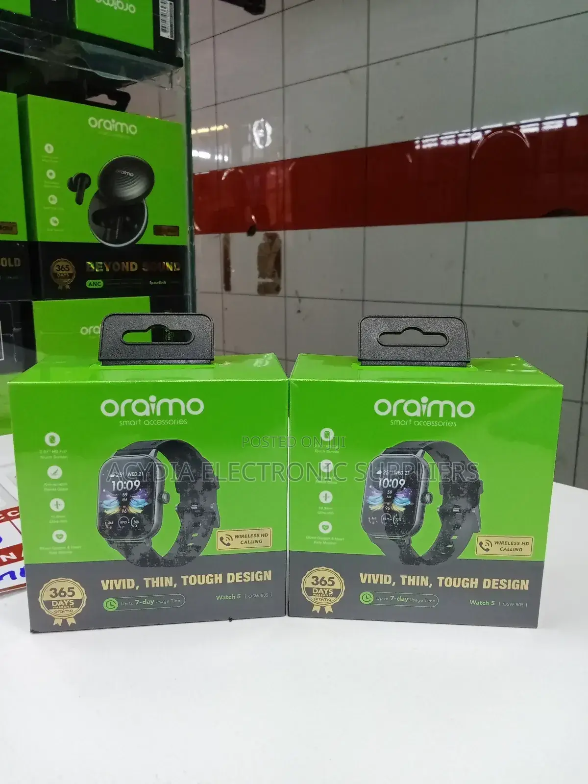 Oraimo Watch 5 Osw-805 Smart Watch With Heart Rate Monitor