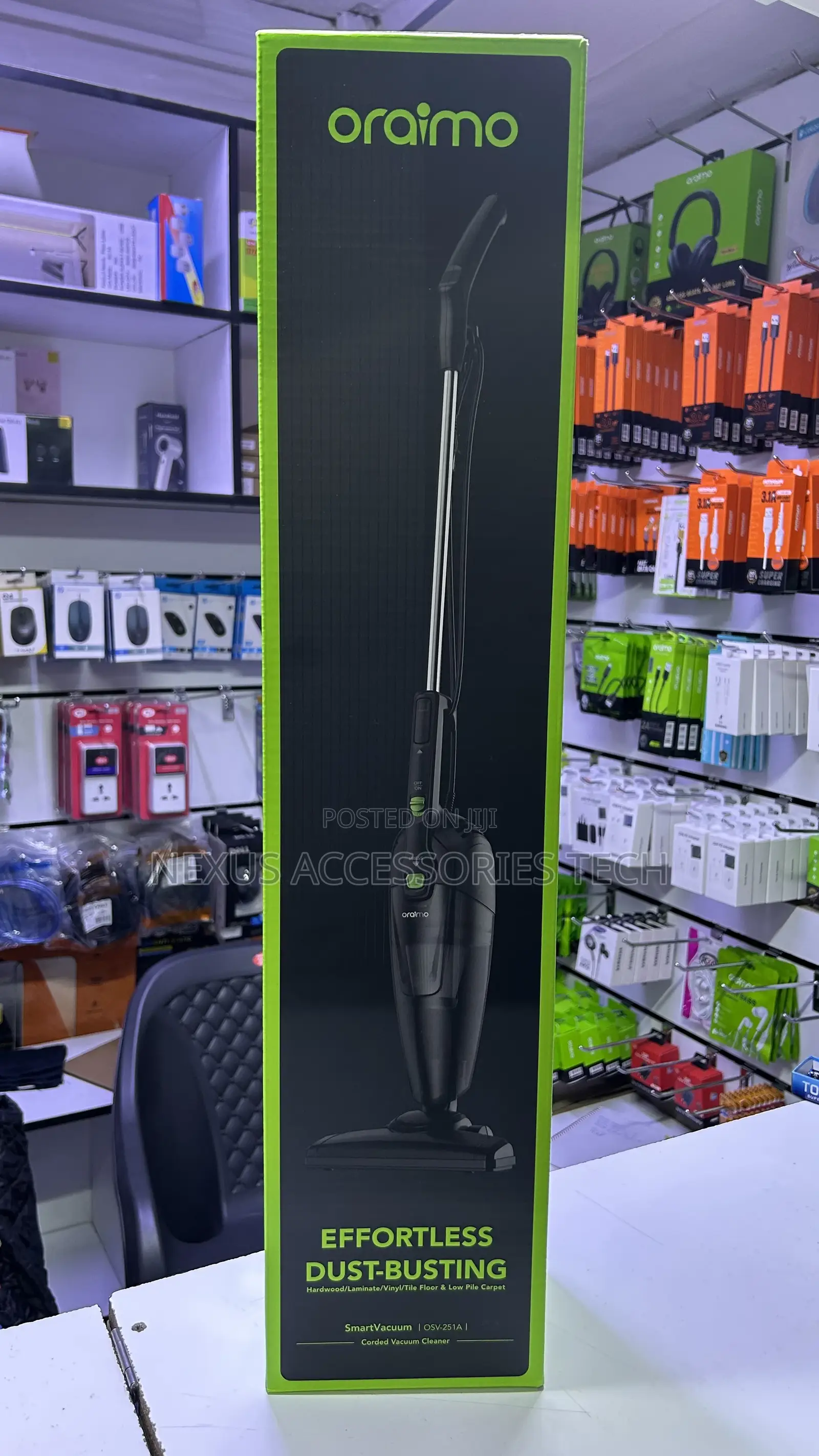Oraimo Smart Vacuum Cleaner Osv-251a – Powerful Corded Vacuum