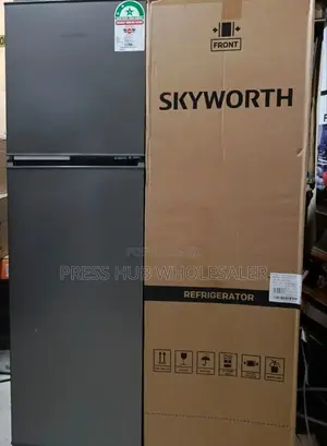 Skyworth 158l Double Door Refrigerator"