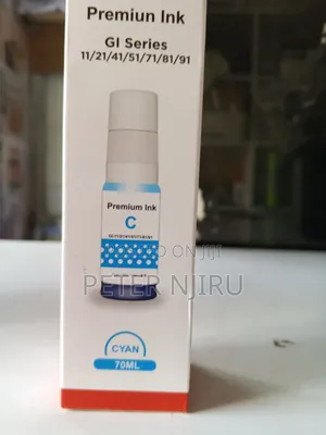 Canon Gi-41y Ink Bottle, Cyan