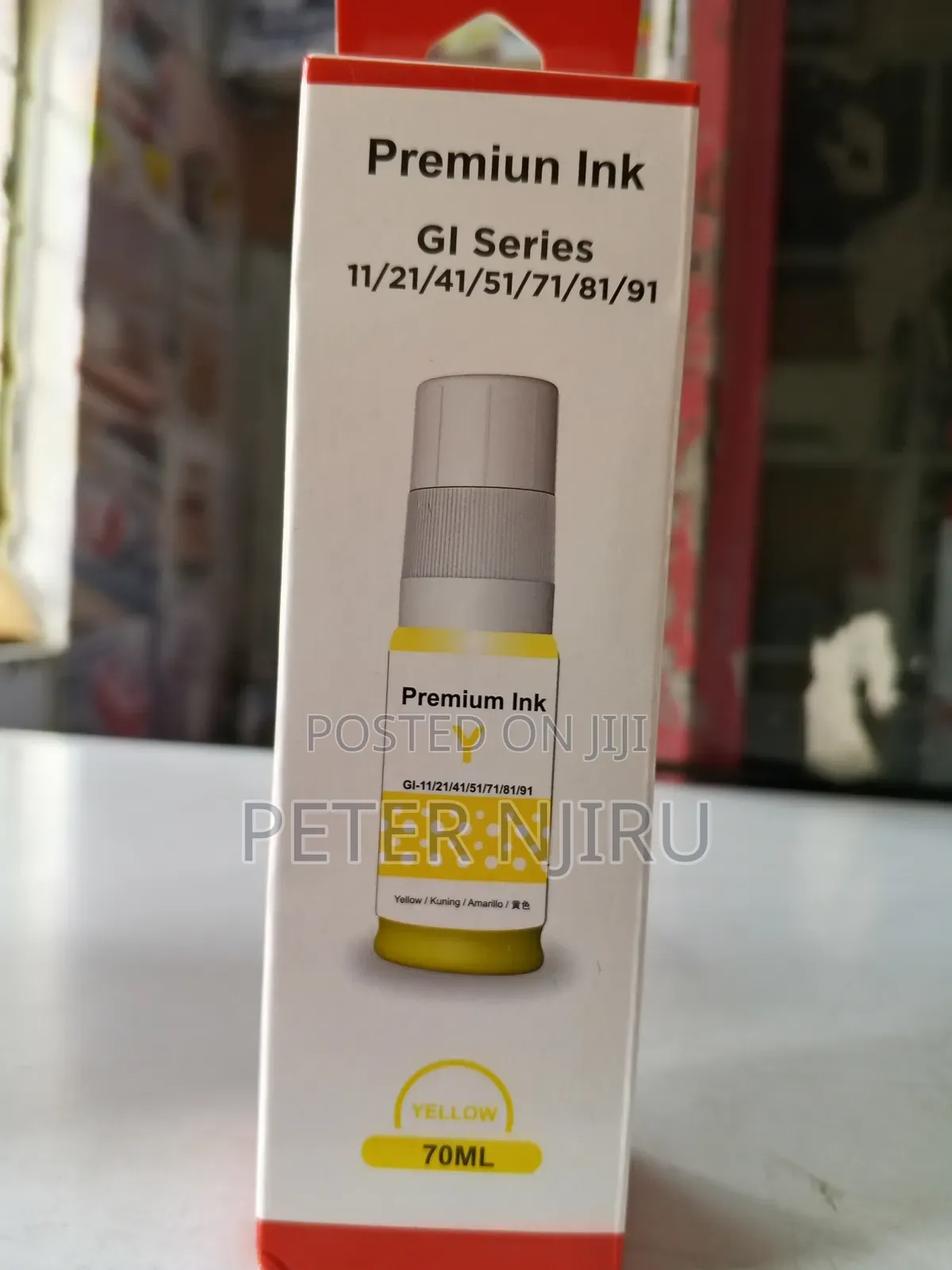 Canon Gi-41y Ink Bottle, Yellow