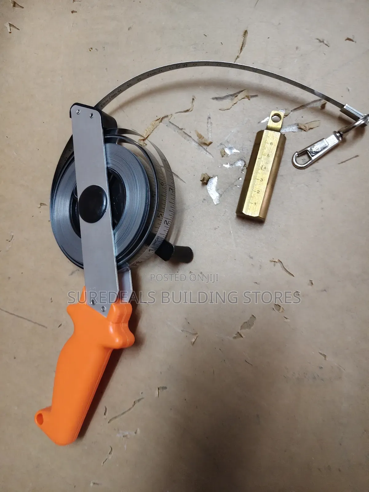 Oil Gauging Tape / Dipping Tape With A Brass Plumb Bob