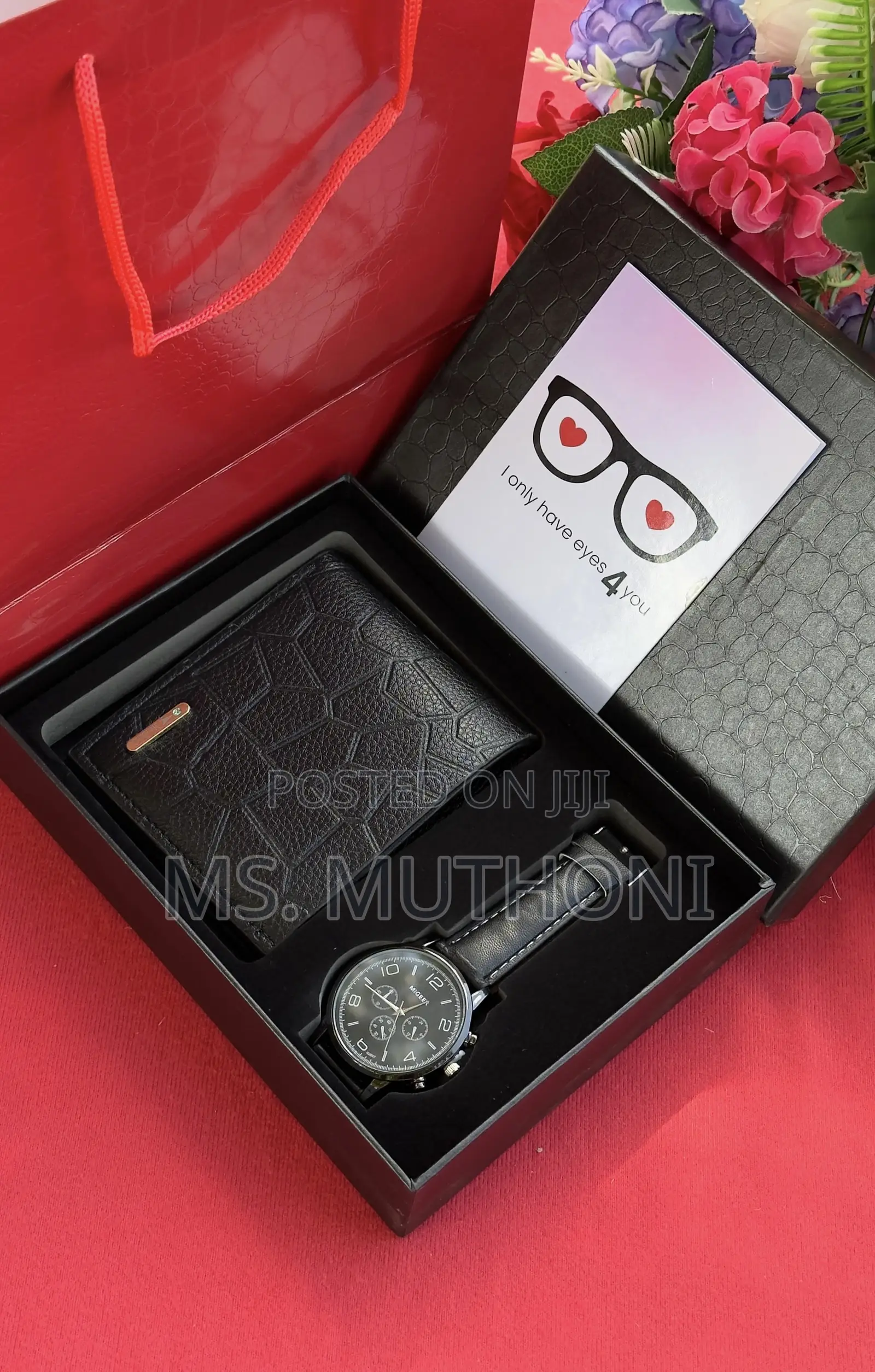 Watch/ Wallet Men’S Valentines Gift Set 