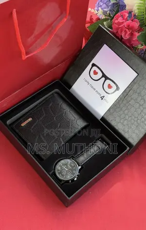 Watch/ Wallet Men’S Valentines Gift Set 