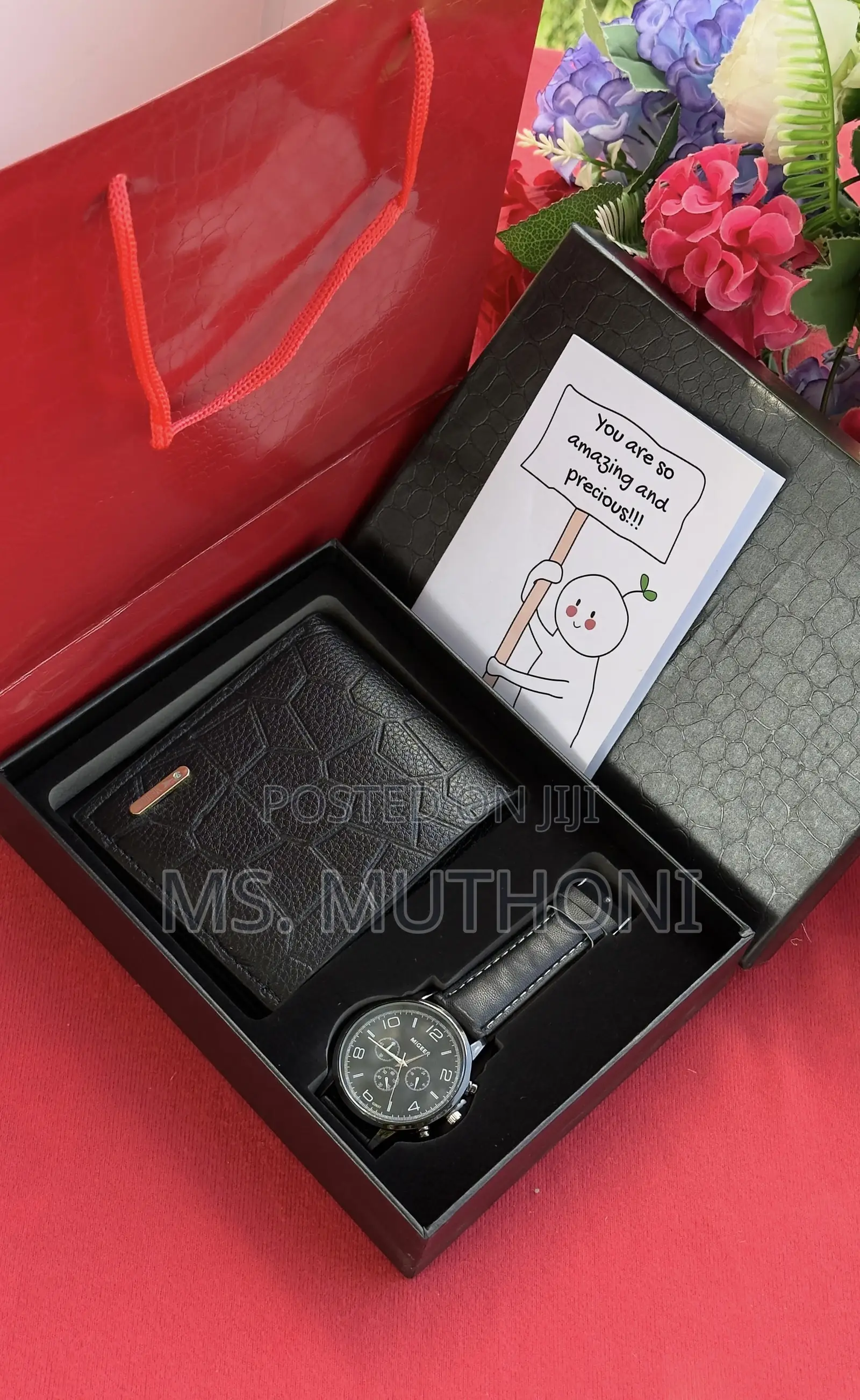 Watch/ Wallet Men’S Valentines Gift Set 