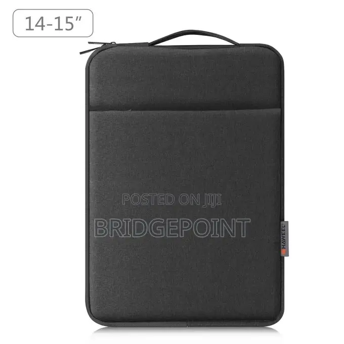 15.6-Inch Waterproof Sleeve Bag for Macbook, Laptop, With iPad Pocket