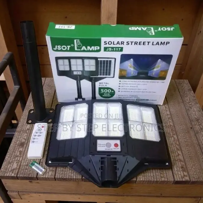 Motion Sensor Reliable Lighting 500w Watts Solar Street Light