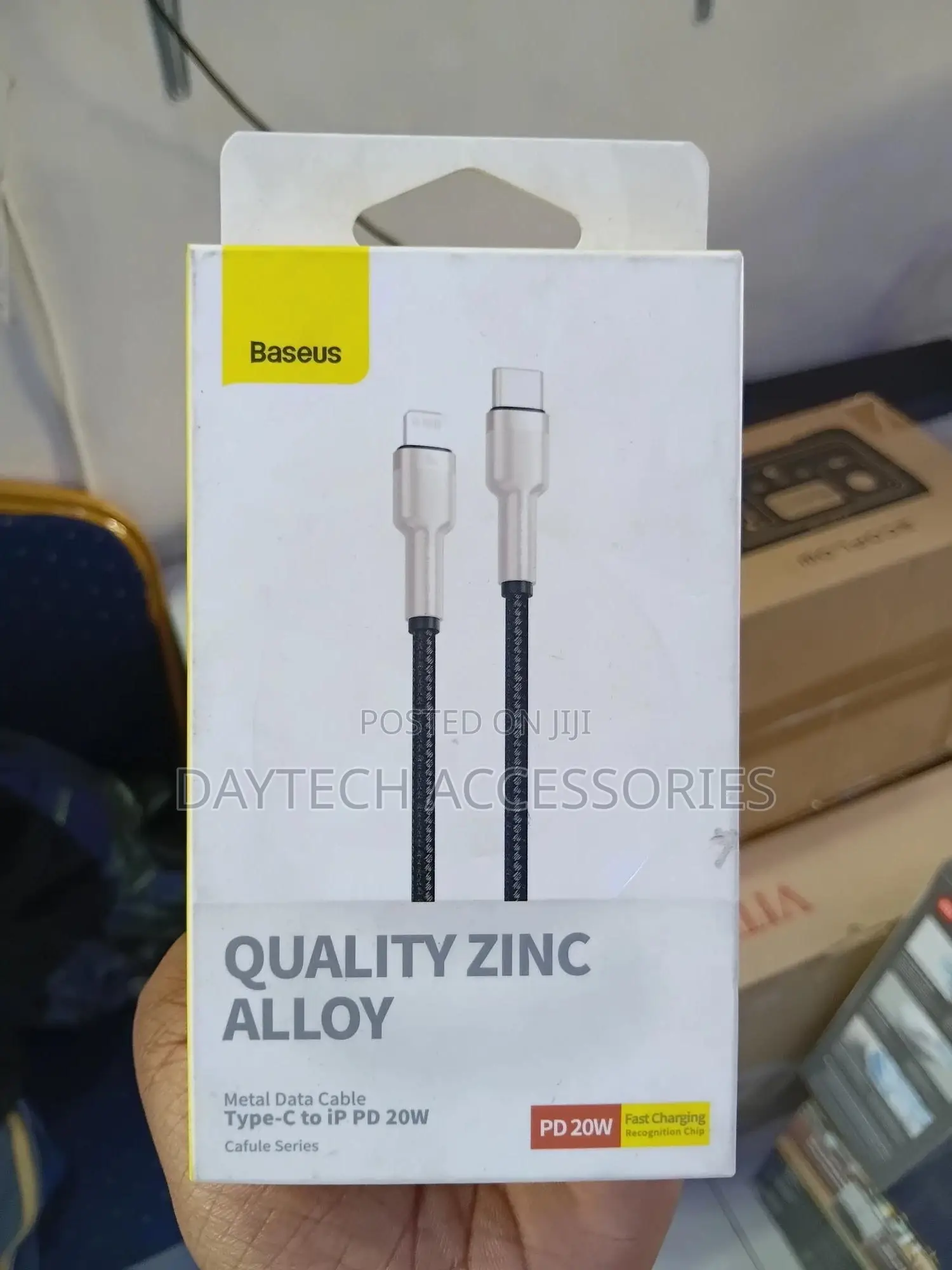 Baseus Cafule Series Metal Data Cable Usb to Lightning Pd 20w 1m.