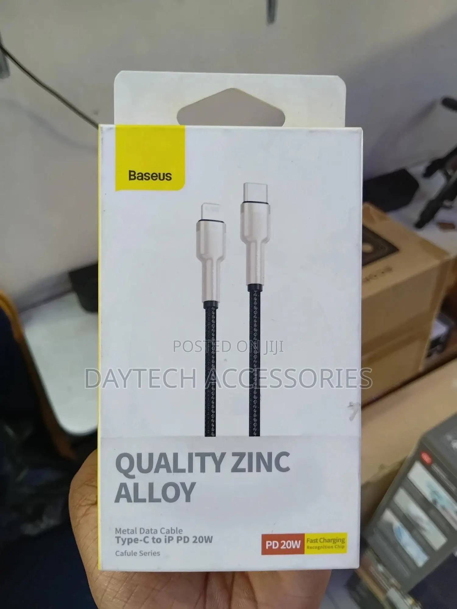 Baseus Cafule Series Metal Data Cable Usb to Lightning Pd 20w 1m.