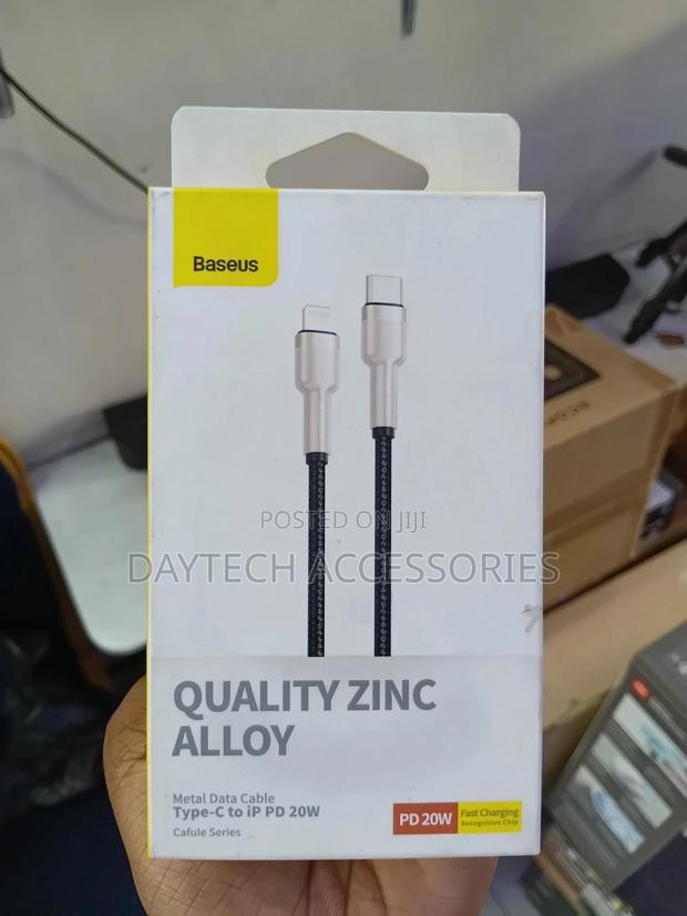 Baseus Cafule Series Metal Data Cable Usb to Lightning Pd 20w 1m. - thumbnail 4