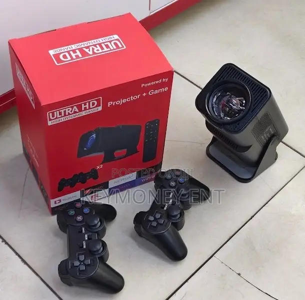 Gaming Android Projector Model Hy320 With Gaming Consoles