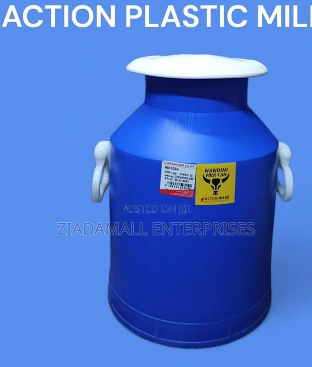 Action Plastic Milk Can 20 Litres Secure Lid Easy Handling