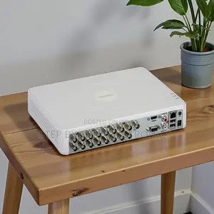 Space Efficient Hikvision 8 Chturbo Hd Security DVR Machine- White