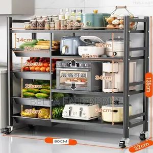 Multifunctional Strong Metallic Kitchen Rack
