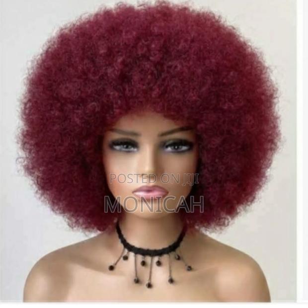 Semi Human Afro Wig - main view