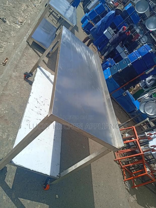 Stainless Steel Heavy Duty Working Top.