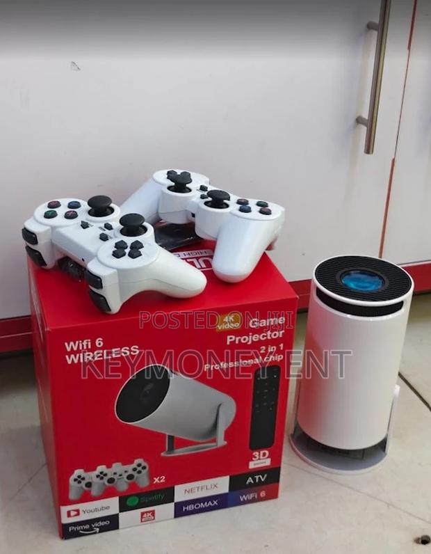 Hy-300 Smart Android Projector With Gaming Consoles - thumbnail 3