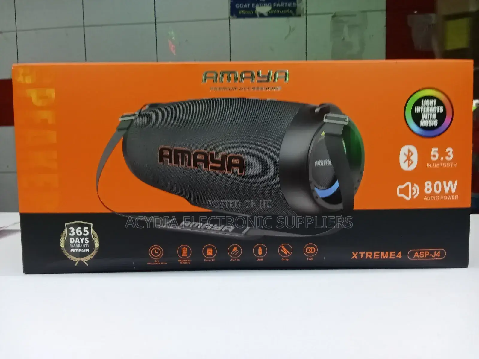 Amaya Xtreme4 Asp-J4 80 W Portable Bluetooth Speaker 8000mah Battery