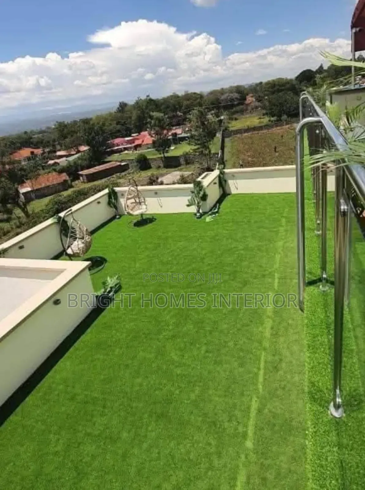 Rooftop Chilling Area Grass