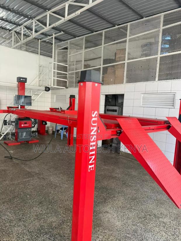 Heavy Duty Four Post Car Lift Machine 4tn Best Quality Sunshine Italy