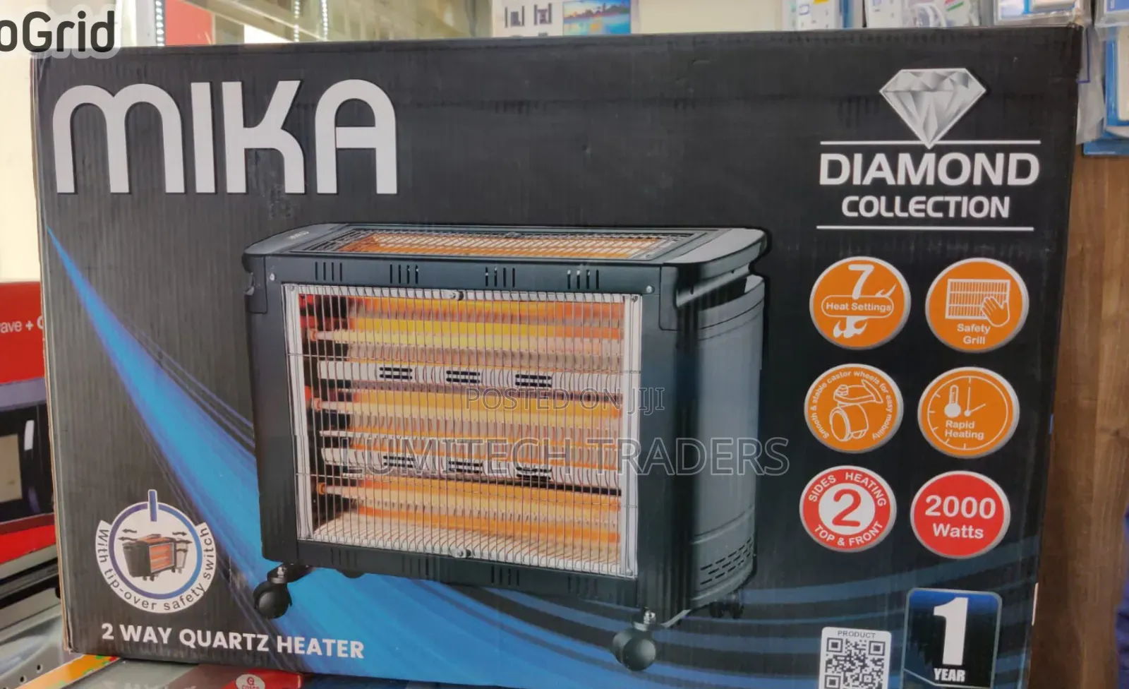 *Mika Top and Front Quartz Heater