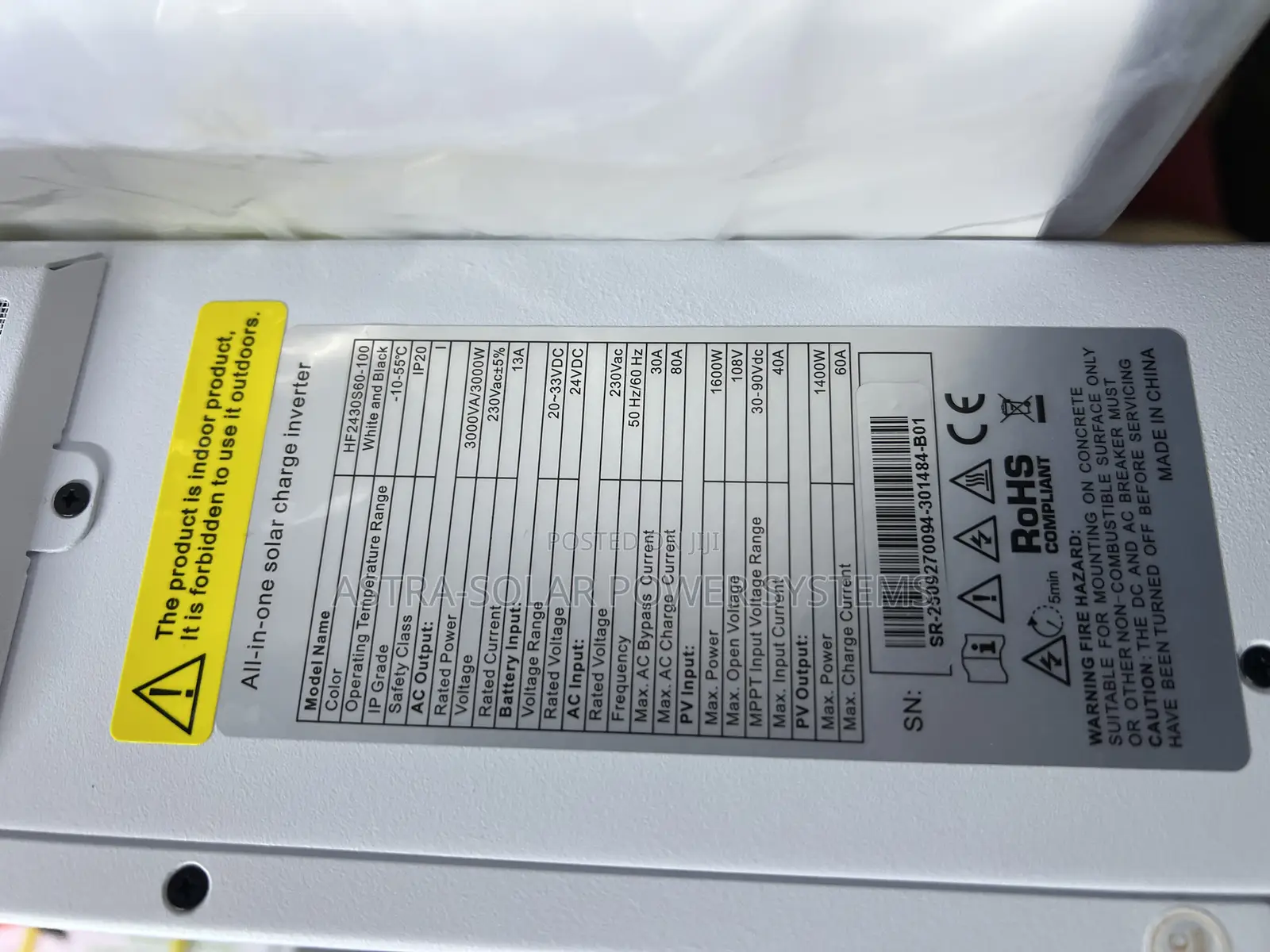 Srne 3kva 24v Hybrid Inverter