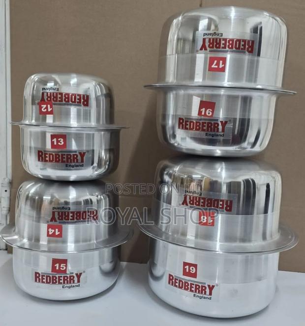 Redbbery Aluminium Sufuria
